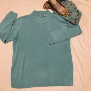 Soft blue, never worn. Look and feel of cashmere